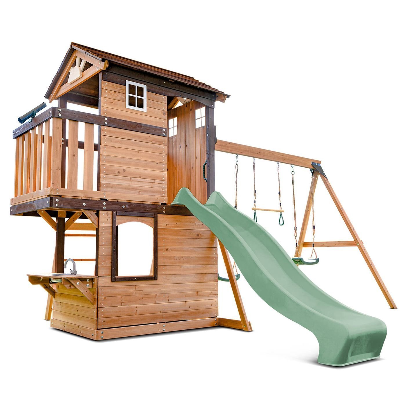 Lifespan Kids Darlington Play Centre Swing Set with 2.2m Slide