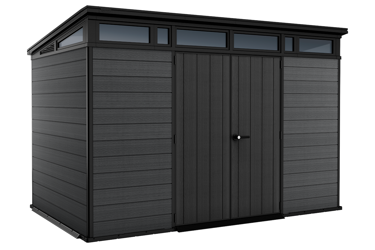 Cortina11x7-Grey-1.png Keter Cortina Garden Shed 11 x7 - Image 1
